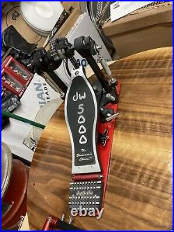 Dw 5000 Series Double Bass Drum Pedal/with case