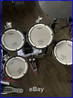 Electronic Drum Kit Roland TD-9 with Mesh Heads and Double Pedal
