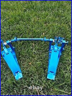 Free Shipping Direct Drive Double Bass Drum Pedal-Blue Color