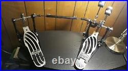 Gibraltar Double Bass Drum Pedals, 6000 Series Double Chain Drive Double Bass