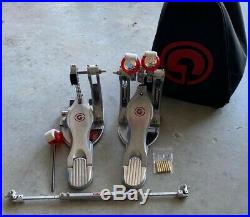 Gibraltar G Class Double Bass Drum Pedal with Bag 9711G-DB withextra beater