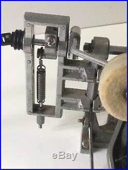 Heavy Duty Metal Pearl Double Bass Drum Pedal Vintage 80s Rare Percussion Japan