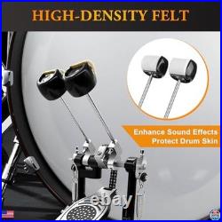 High-Performance Double Bass Drum Pedal Adjustable Beater, Double Chain Drive
