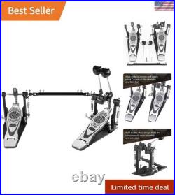 High-Performance Double Kick Pedal with Custom Tension & Non-Slip Features