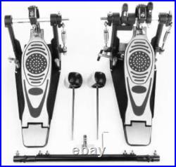 High-Performance Double Kick Pedal with Custom Tension & Non-Slip Features
