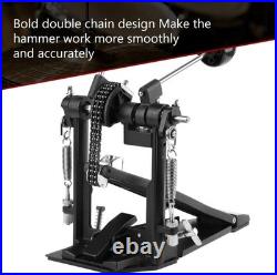 High-Performance Double Kick Pedal with Custom Tension & Non-Slip Features