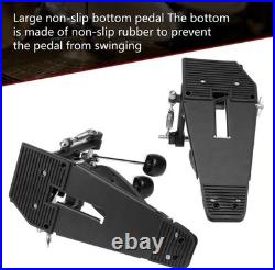 High-Performance Double Kick Pedal with Custom Tension & Non-Slip Features
