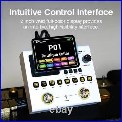 JME-02 Dual Stomp Lite Multi-Effects Guitar Pedal, Portable Guitar Pedal with