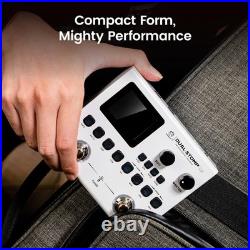 JME-02 Dual Stomp Lite Multi-Effects Guitar Pedal, Portable Guitar Pedal with