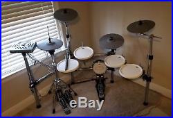 KAT Percussion KT4 Electronic Drum Set with DW 3000 Series Double Bass Pedals