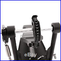 KUPPET Drum Pedal Double Bass Dual Foot Kick Pedal Percussion Single Chain Drive