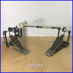 LEFTY Vintage 1980s Pearl Heavy Duty Double Bass Drum Dual Pedal Percussion Left