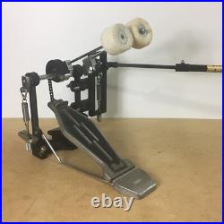 LEFTY Vintage 1980s Pearl Heavy Duty Double Bass Drum Dual Pedal Percussion Left
