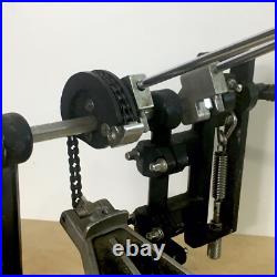 LEFTY Vintage 1980s Pearl Heavy Duty Double Bass Drum Dual Pedal Percussion Left