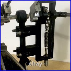 LEFTY Vintage 1980s Pearl Heavy Duty Double Bass Drum Dual Pedal Percussion Left