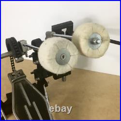 LEFTY Vintage 1980s Pearl Heavy Duty Double Bass Drum Dual Pedal Percussion Left