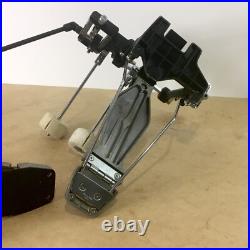 LEFTY Vintage 1980s Pearl Heavy Duty Double Bass Drum Dual Pedal Percussion Left