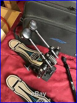 MAPEX Falcon Double Bass Drum Pedal. Case Etc. EXCELLENT