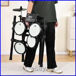 MUSTAR Electric Drum Set Mesh Pads Dual Zone Snare withUSB MIDI, 2 Pedals, Headphone MUSTAR Electric Drum Set Mesh Pads Dual Zone Snare withUSB MIDI, 2 Pedals, Headphone