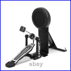 MUSTAR Electric Drum Set Mesh Pads Dual Zone Snare withUSB MIDI, 2 Pedals, Headphone