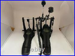 Mapex Double Bass Drum Pedal Chain driven with beaters and Bag