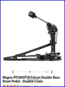 Mapex Falcon Double Bass Drum Pedal Chain-Drive