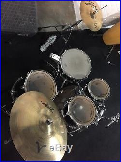 Mapex Horizon 5pc With Hardware Drum Set Zildjian And Pearl Double Pedal