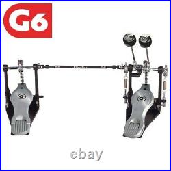 NEW Gibraltar Dual Chain Double CAM Drive Double Bass Drum Pedal, #6711DB