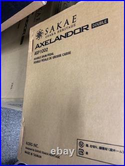 New Sakae Axelandor Double Bass Drum Pedal. APX1002. New In Box