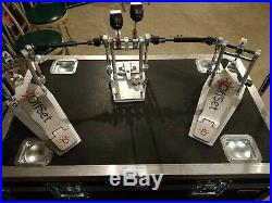 Off-Set Bass Eclipse Double Drum Pedal with Direct Drive Conversion Kit