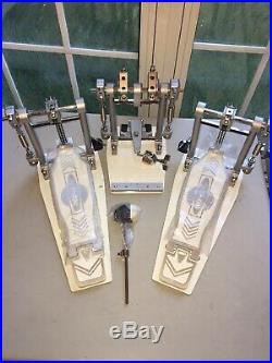 Off Set USA Double In White/ Drum Pedal / Music / Instrument / Drums Retail $350