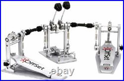 Offset Double Bass Drum Pedal Floor Model Free Ship To C-usa