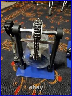 Offset Double Bass Drum Pedal with 4 Beaters