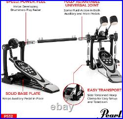 P532 Double Bass Drum Pedal Double Chain