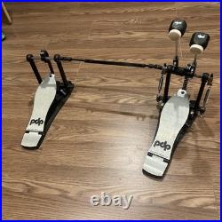 PDP 800 Series Double Bass Drum Pedal Longboard Dual-Chain
