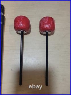 PDP By Pacific Single Chain Driven Double Pedal With Link & Wood Beaters #2Z10