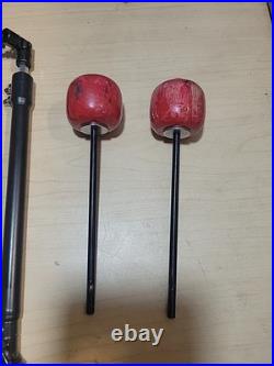 PDP By Pacific Single Chain Driven Double Pedal With Link & Wood Beaters #2Z10