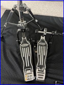 PDP Double Bass Drum Pedals and Hi Hat Stand Set Bundle
