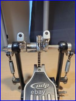 PDP Double PDDP402 Bass Pedal With 2 Beaters Single Chain All Hardware #4B5