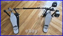 PDP Pacific Drums 700 Series Double Bass Drum Pedal PDDP712 Near Mint