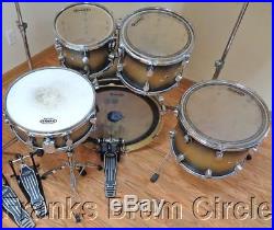 PDP Pacific FS Drum Set(by DW) Zildjian Cymbals kit Birch! Double Pedal