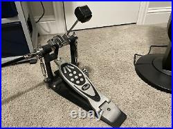 PEARL P3002D Eliminator Demon Drive Double Bass Drum Pedal. WITH ONLY ONE BEATER