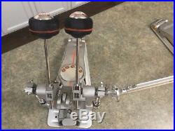 PEARL P3002D Eliminator Demon Drive Double Bass Drum Pedal adult owned