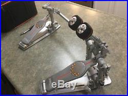 PEARL P3002D Eliminator Demon Drive Double Bass Drum Pedal adult owned