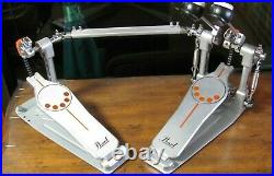 PEARL P-932 DEMONATOR TWIN PEDAL CHAIN DOUBLE BASS DRUM PEDAL Great Condition