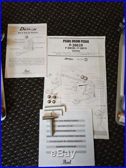 Pearl Demon Direct Drive Double Bass Drum Pedal P3002D