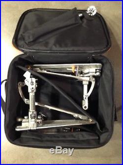 Pearl Demon Direct-Drive Double Bass Drum Pedal w CASE slightly used
