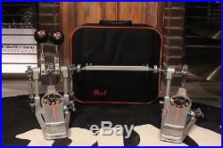 Pearl Demon Drive Chain-Drive Lefty Double Bass Drum Pedal (P3002CL) Used