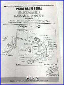 Pearl Demon Drive Direct Drive P-3002D Double Bass Drum/Partially Missing