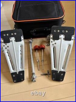 Pearl Demon Drive Direct Drive P-3002D Double Bass Drum Twin Pedal Silver